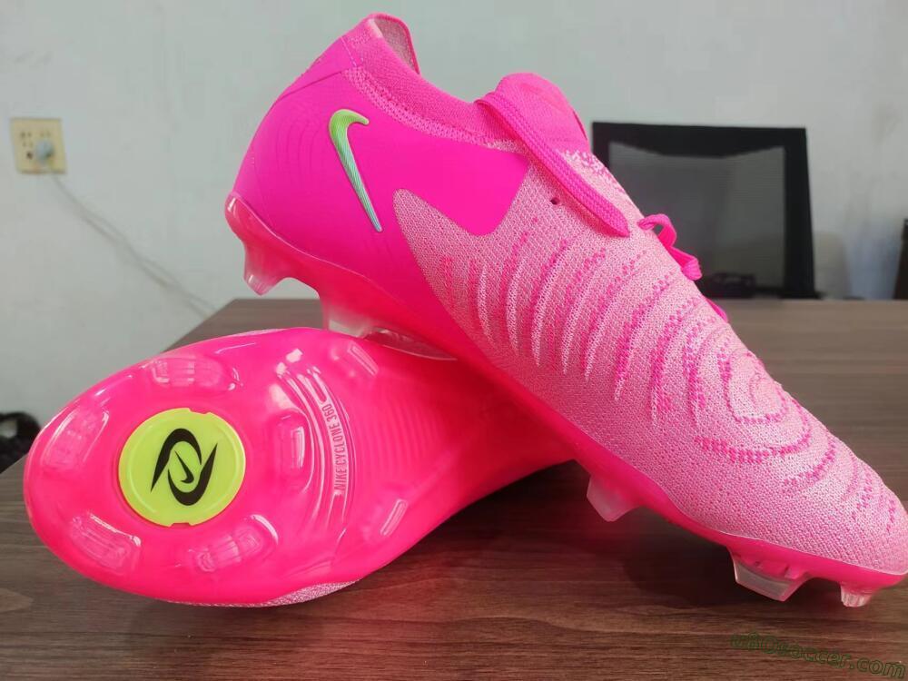 Nike Phantom Luna Elite FG Firm Ground Soccer Cleats - Pink/Yellow/Jade