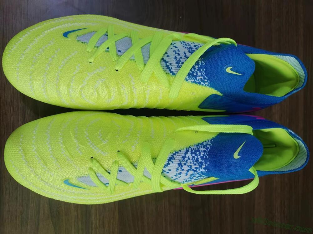 Nike Phantom Luna Elite FG Firm Ground Soccer Cleats - Yellow/Blue/Pink