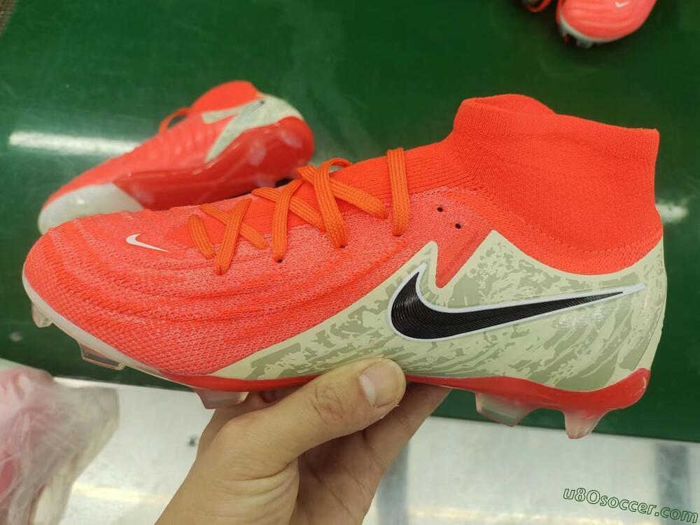 Nike Phantom Luna Elite FG Firm Ground Soccer Cleats - Red/Brown/Black
