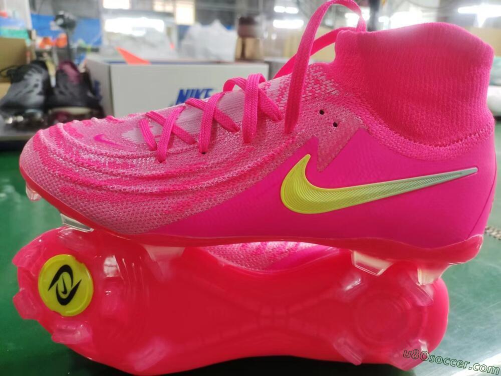 Nike Phantom Luna Elite NU FG Firm Ground Soccer Cleats - Pink/Yellow/Jade