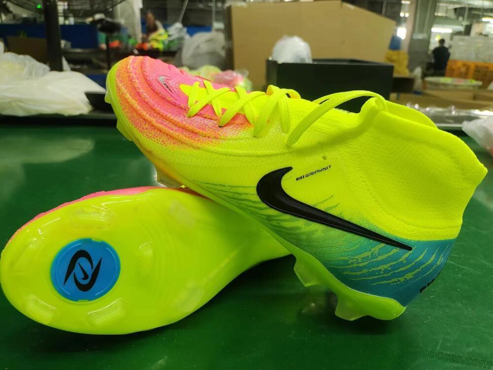 Nike Phantom Luna Elite NU FG Firm Ground Soccer Cleats - Yellow/Orange/Black