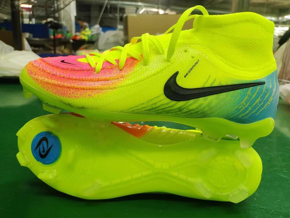 Nike Phantom Luna Elite NU FG Firm Ground Soccer Cleats - Yellow/Orange/Black