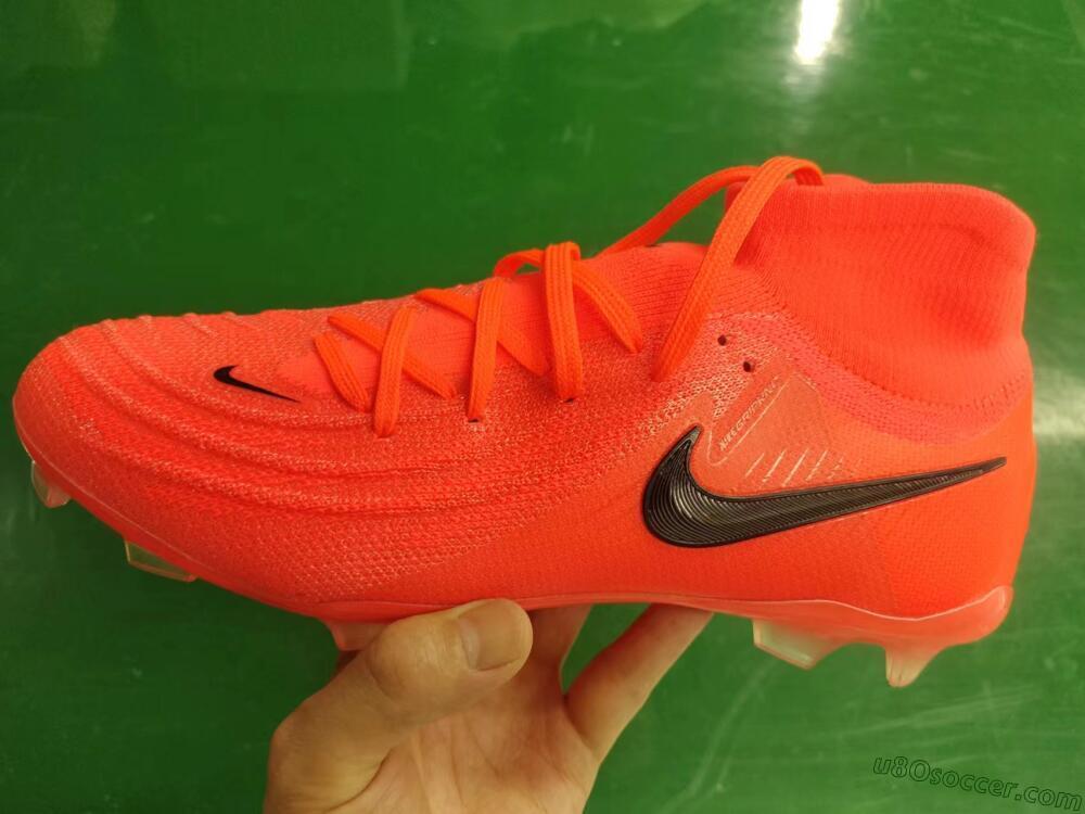 Nike Phantom Luna 2 Elite LV8 FG Firm Ground Soccer Cleats - Red/Black/Pink