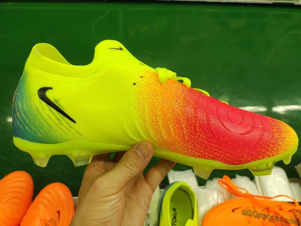 Nike Phantom Luna Elite NU FG Firm Ground Soccer Cleats - Yellow/Black/Orange