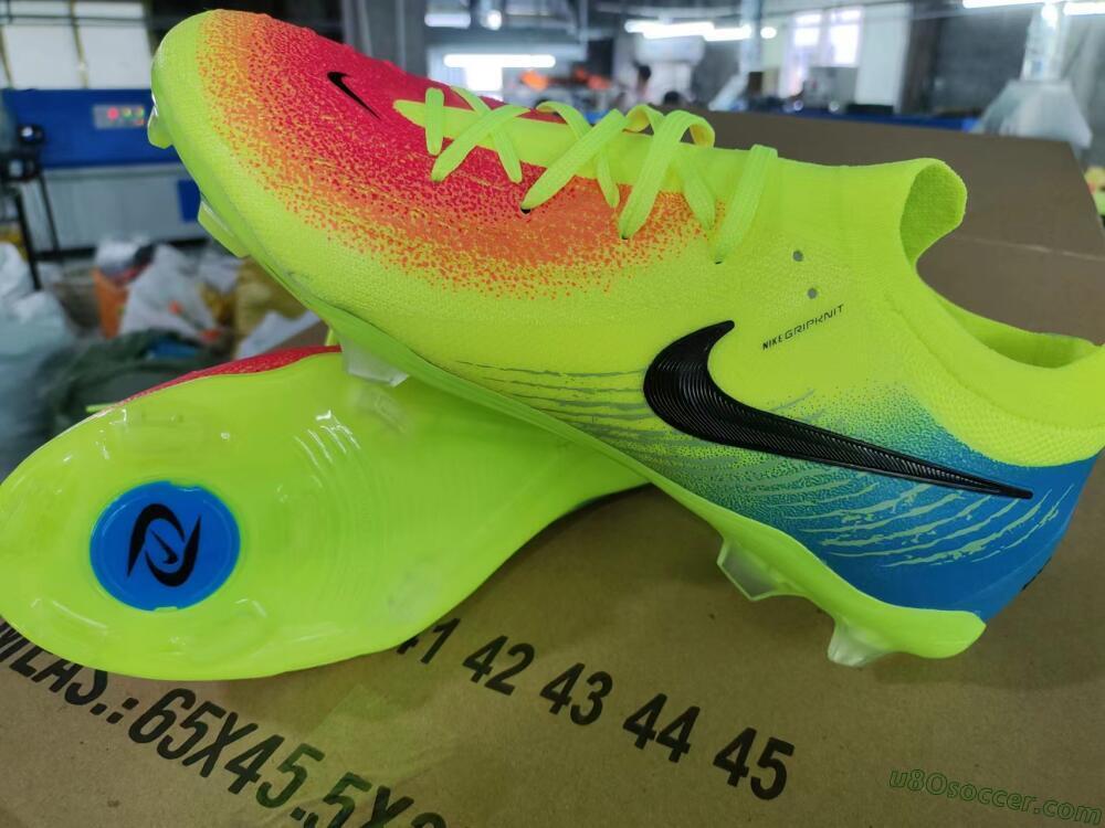 Nike Phantom Luna Elite NU FG Firm Ground Soccer Cleats - Yellow/Black/Orange