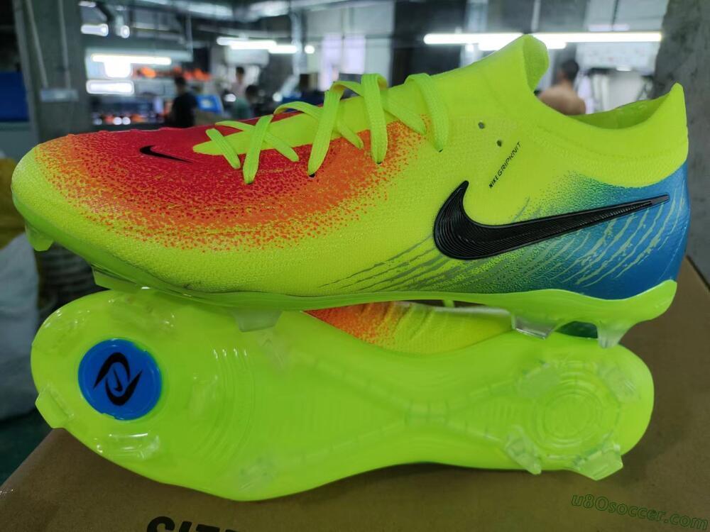 Nike Phantom Luna Elite NU FG Firm Ground Soccer Cleats - Yellow/Black/Orange