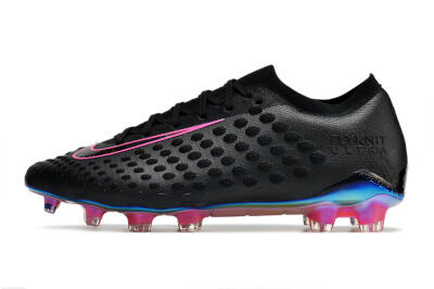 Nike Phantom Ultra Venom FG Firm Ground Soccer Cleats - Black/Pink