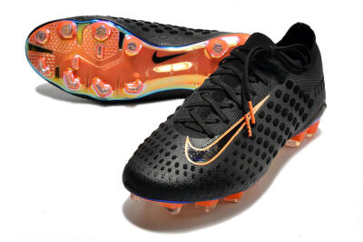 Nike Phantom Ultra Venom FG Firm Ground Soccer Cleats - Black/Orange