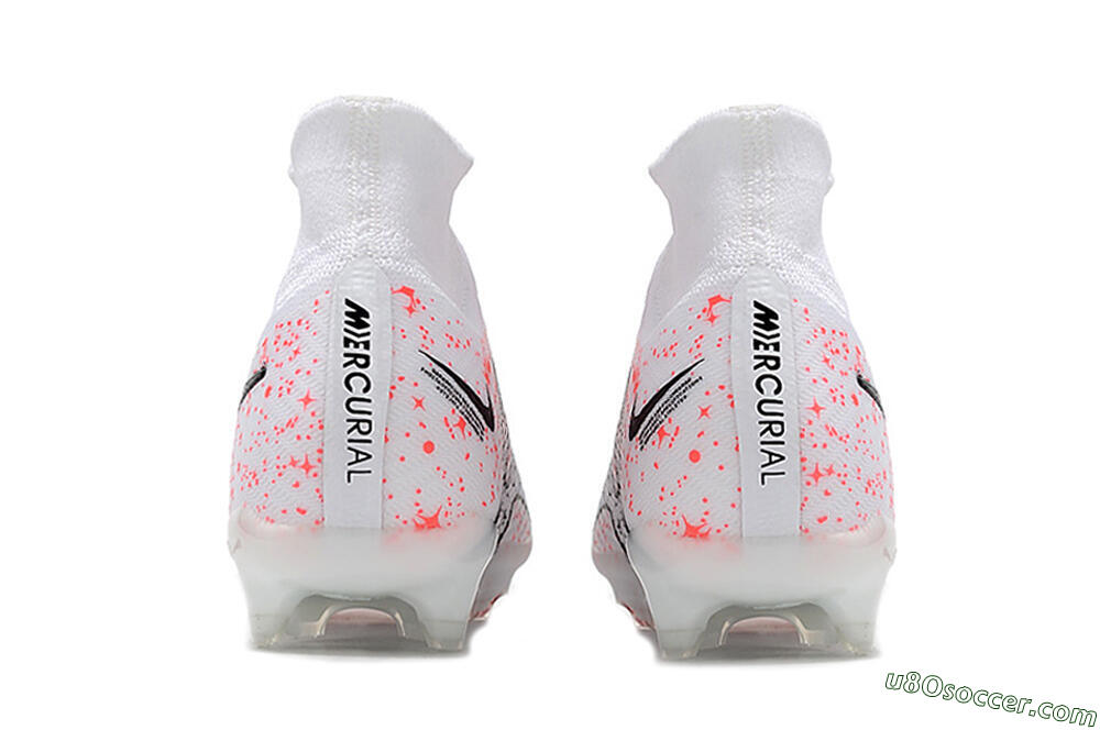 Nike Air Zoom Mercurial Superfly 9 Elite FG Firm Ground Soccer Cleats - White/Pink/Black 6
