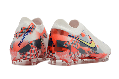Nike Phantom Luna Elite AG Artificial Grass Soccer Cleats - White/Red/Yellow