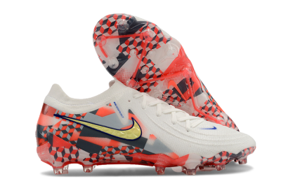 Nike Phantom Luna Elite AG Artificial Grass Soccer Cleats - White/Red/Yellow