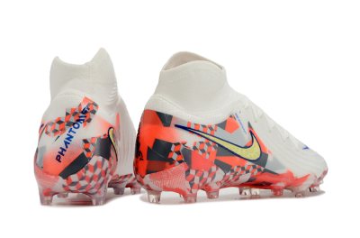 Nike Phantom Luna Elite AG Artificial Grass Soccer Cleats - White/Red/Yellow