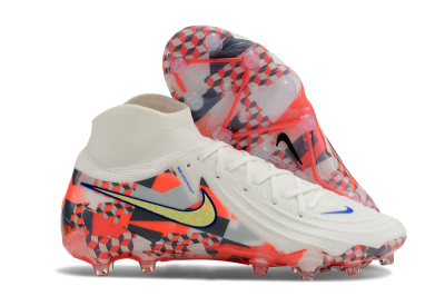 Nike Phantom Luna Elite AG Artificial Grass Soccer Cleats - White/Red/Yellow