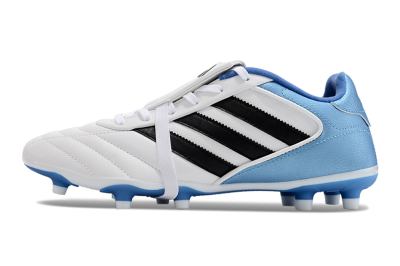 Adidas Copa Gloro 2024 FG Firm Ground Soccer Cleats - White/Black/Blue