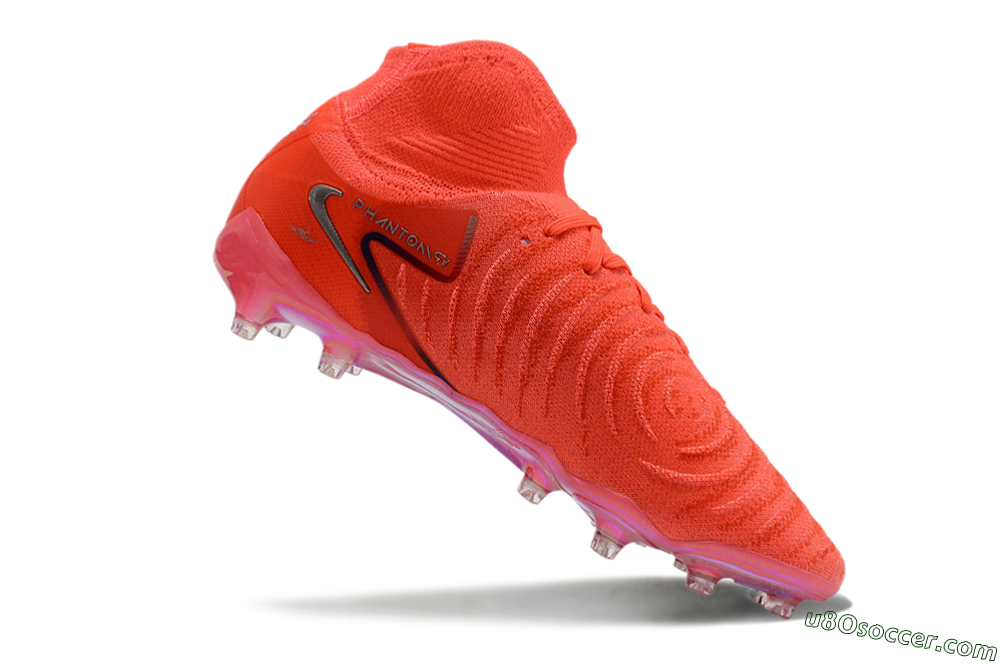 Nike Phantom Luna Elite AG Artificial Grass Soccer Cleats - Red/Silver/Gold 4