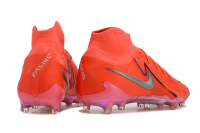 Nike Phantom Luna Elite AG Artificial Grass Soccer Cleats - Red/Silver/Gold