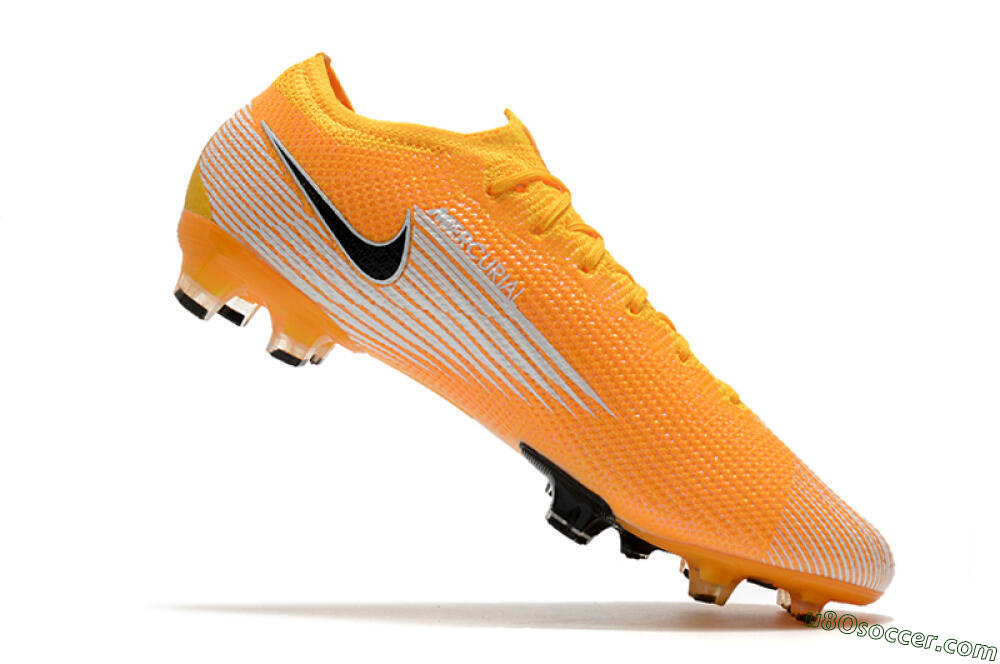 Nike Air Zoom Mercurial Vapor 13 Elite FG Firm Ground Soccer Cleats - Orange/White/Black 7