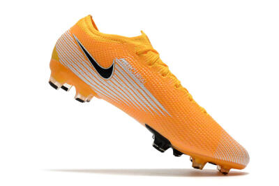 Nike Air Zoom Mercurial Vapor 13 Elite FG Firm Ground Soccer Cleats - Orange/White/Black