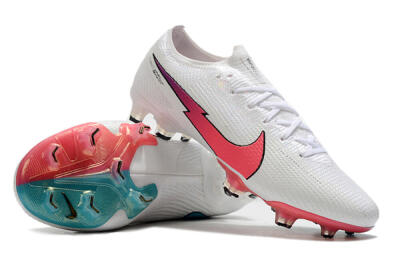 Nike Air Zoom Mercurial Vapor 13 Elite FG Firm Ground Soccer Cleats - White/Red/Blue