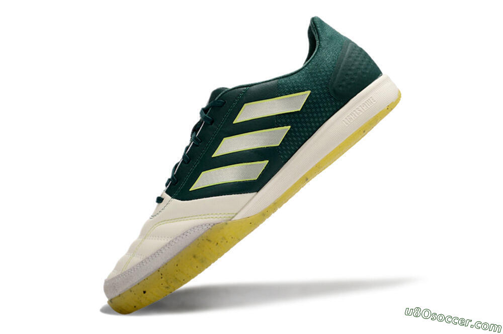 Adidas Top Sala IC Indoor & Futsal Soccer Shoes - Beige/Grey/Blue/Yellow 5