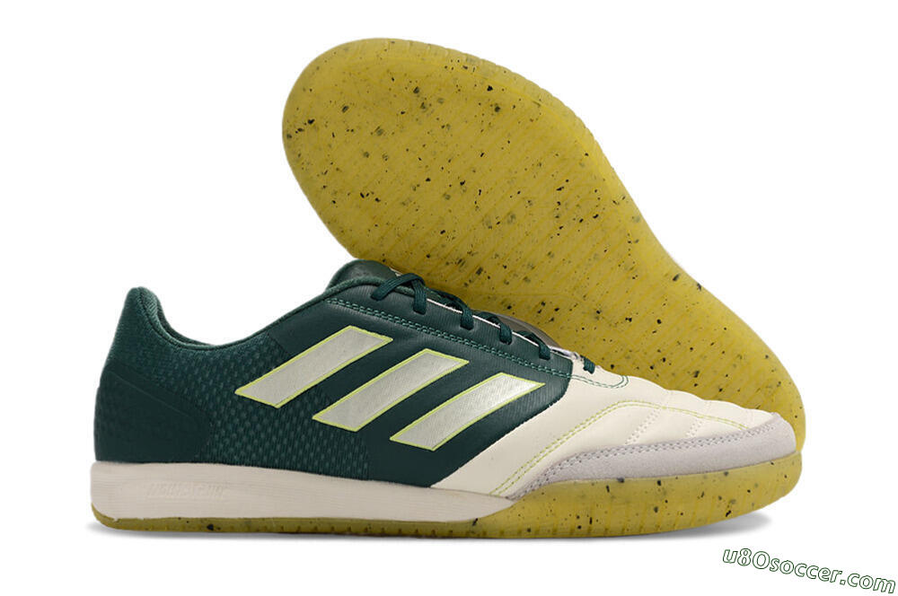 Adidas Top Sala IC Indoor & Futsal Soccer Shoes - Beige/Grey/Blue/Yellow 1