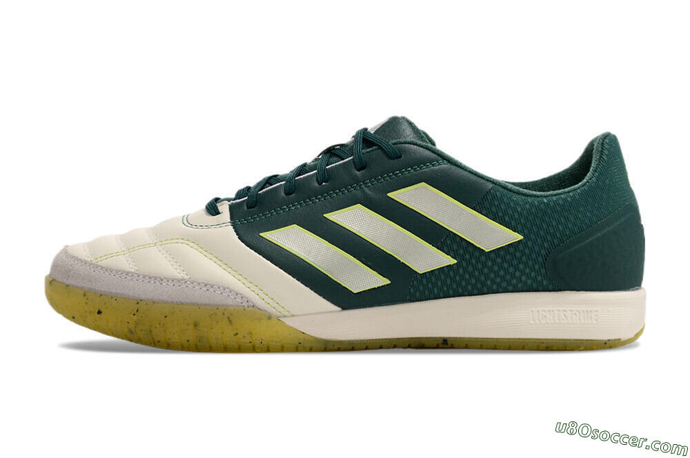 Adidas Top Sala IC Indoor & Futsal Soccer Shoes - Beige/Grey/Blue/Yellow 2