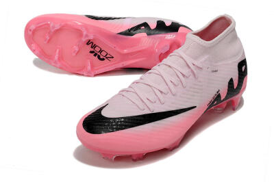 Nike Air Zoom Mercurial Superfly 9 Academy FG Firm Ground Soccer Cleats - Pink/Black