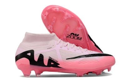 Nike Air Zoom Mercurial Superfly 9 Academy FG Firm Ground Soccer Cleats - Pink/Black