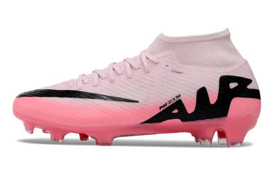 Nike Air Zoom Mercurial Superfly 9 Academy FG Firm Ground Soccer Cleats - Pink/Black