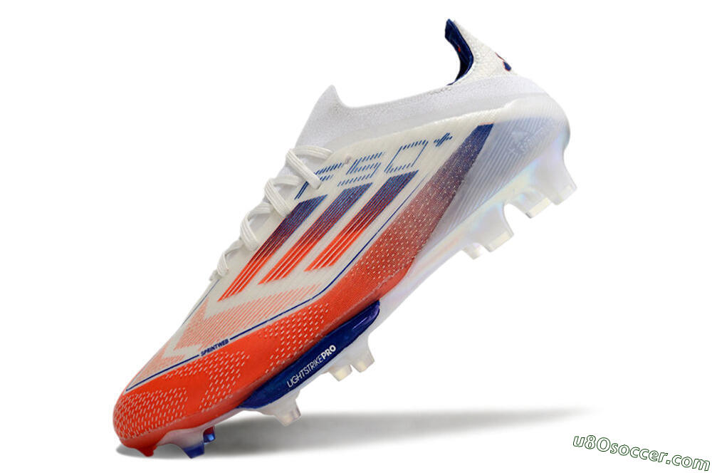 Adidas F50 Adizero FG Firm Ground Soccer Cleats - Red/Blue/White 5