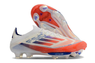 Adidas F50 Adizero FG Firm Ground Soccer Cleats - Red/Blue/White
