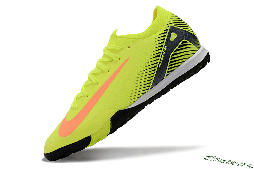 Nike Air Zoom Mercurial Vapor 16 Elite TF Artificial Turf Soccer Shoes - Yellow/Red/White 5
