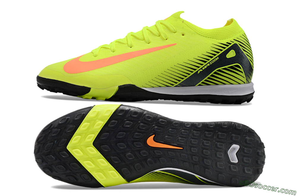 Nike Air Zoom Mercurial Vapor 16 Elite TF Artificial Turf Soccer Shoes - Yellow/Red/White 0