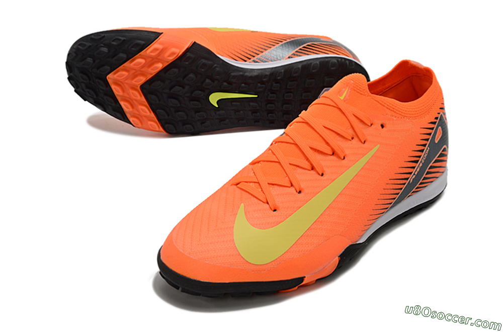 Nike Air Zoom Mercurial Vapor 16 Elite TF Artificial Turf Soccer Shoes - Red/Yellow/Black 3