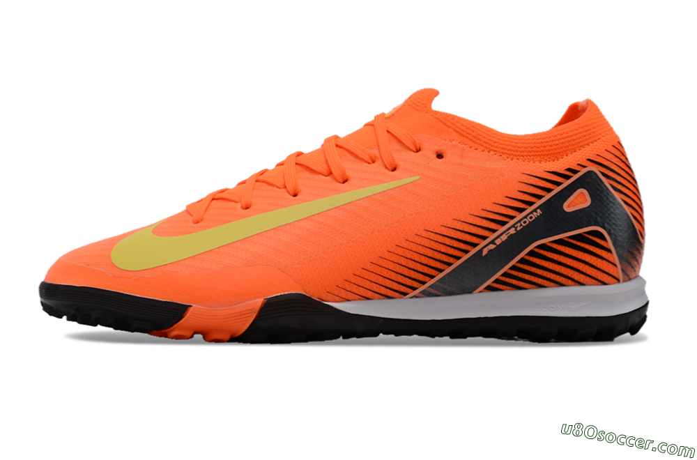 Nike Air Zoom Mercurial Vapor 16 Elite TF Artificial Turf Soccer Shoes - Red/Yellow/Black 2