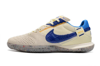 Nike Street Gato IC Indoor & Futsal Soccer Shoes - Grey/Blue/Yellow