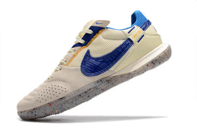 Nike Street Gato IC Indoor & Futsal Soccer Shoes - Grey/Blue/Yellow