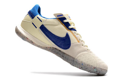 Nike Street Gato IC Indoor & Futsal Soccer Shoes - Grey/Blue/Yellow
