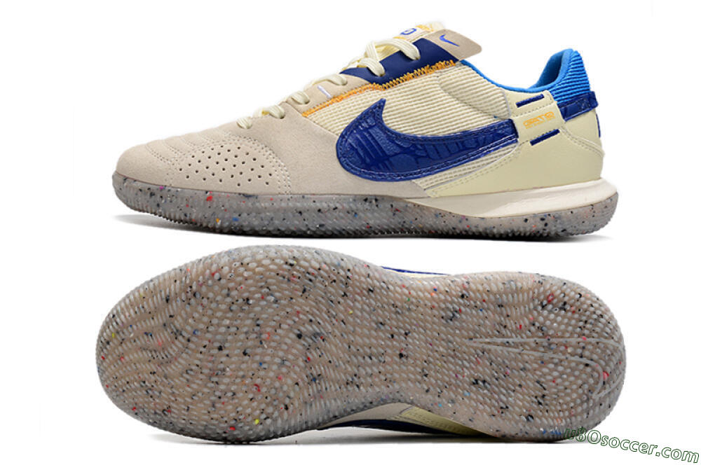 シューズ Nike Street Gato 27cm Nike Street Gato IC Indoor & Futsal Soccer Shoes - Blue/Grey