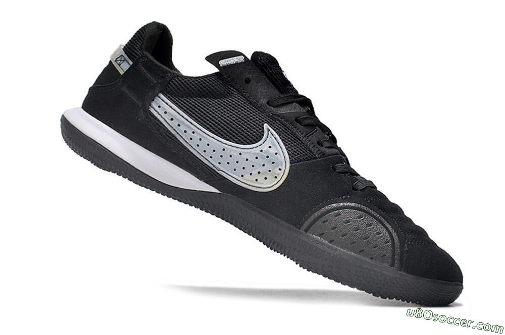 Nike Street Gato IC Indoor & Futsal Soccer Shoes - Black/White 4