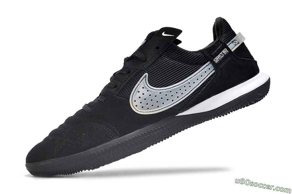 Nike Street Gato IC Indoor & Futsal Soccer Shoes - Black/White 5