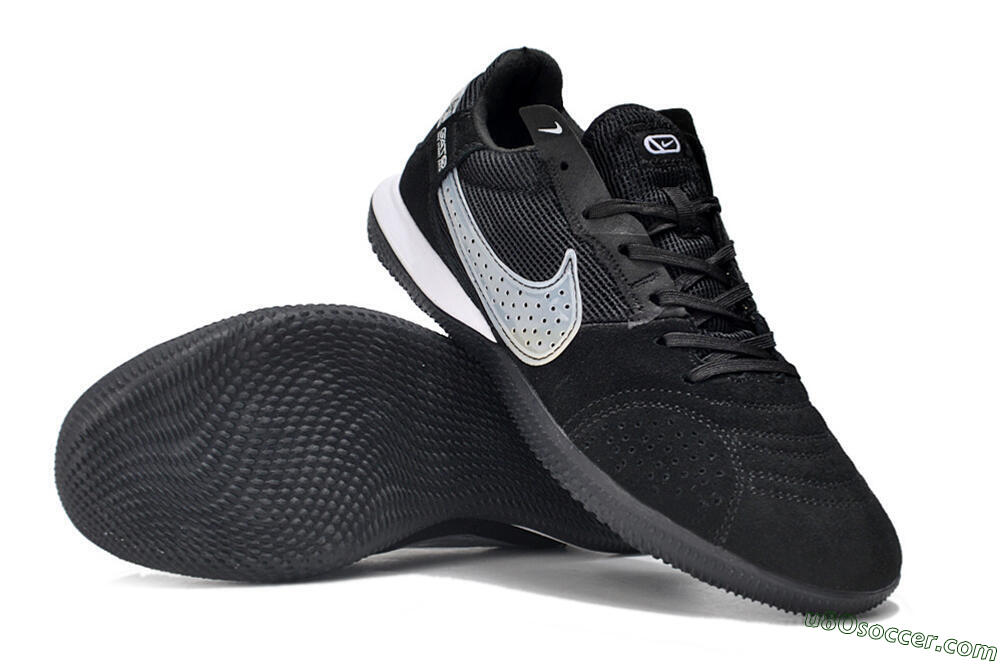 Nike Street Gato IC Indoor & Futsal Soccer Shoes - Black/White 3