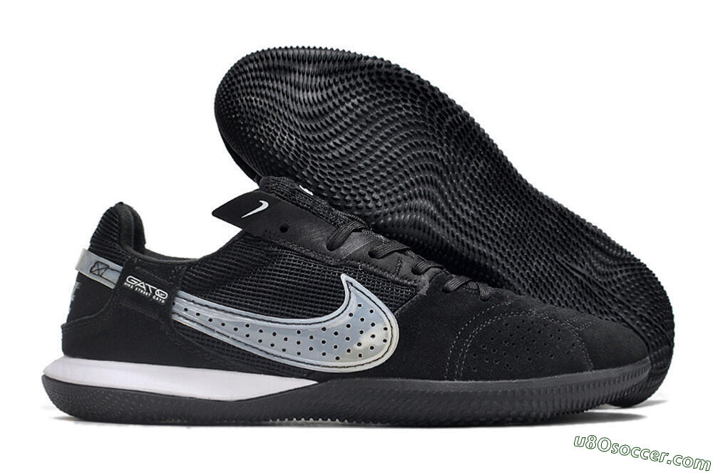 Nike Street Gato IC Indoor & Futsal Soccer Shoes - Black/White 1