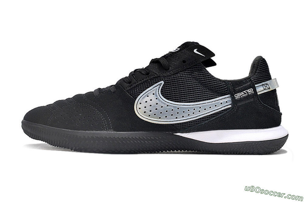 Nike Street Gato IC Indoor & Futsal Soccer Shoes - Black/White 2