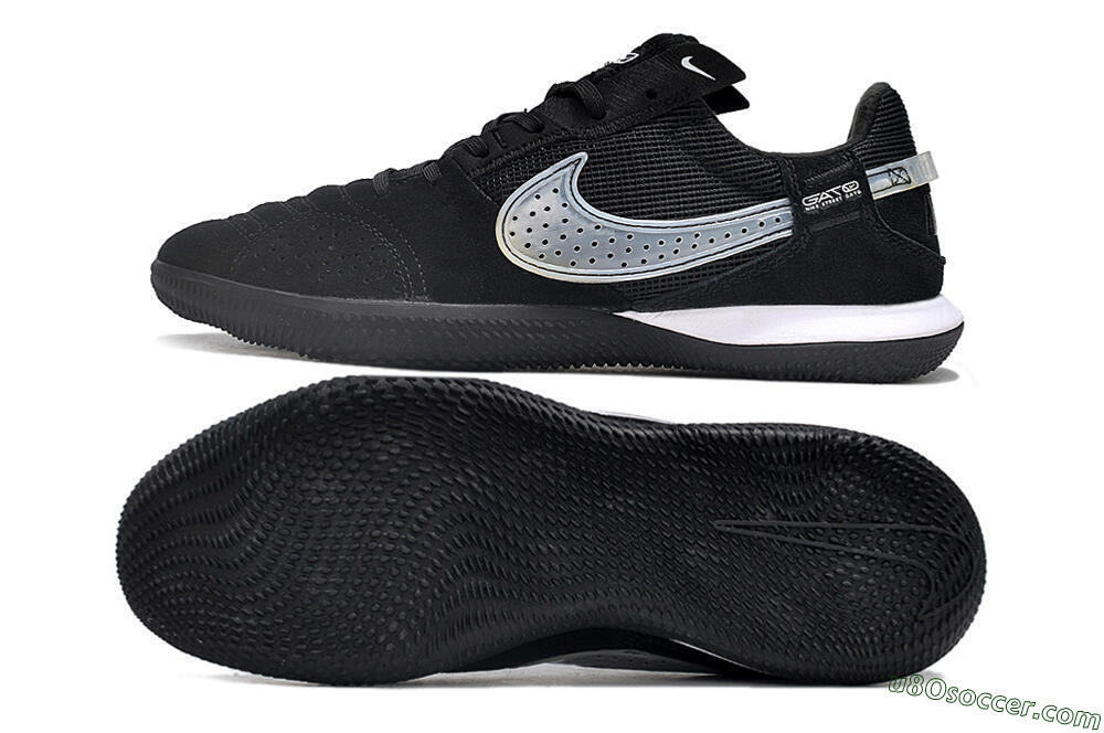Nike Street Gato IC Indoor & Futsal Soccer Shoes - Black/White 0