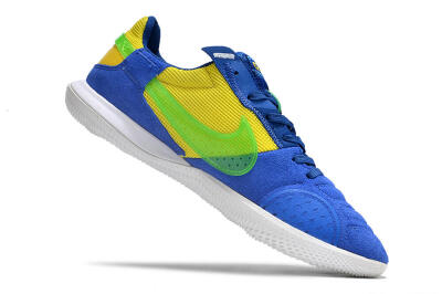 Nike Street Gato IC Indoor & Futsal Soccer Shoes - Blue/Yellow/White