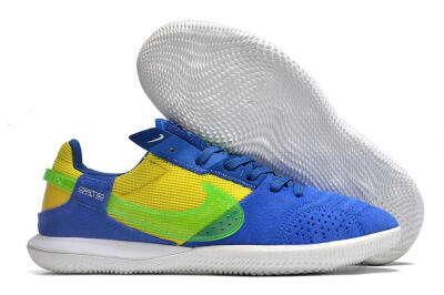 Nike Street Gato IC Indoor & Futsal Soccer Shoes - Blue/Yellow/White