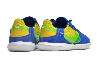 Nike Street Gato IC Indoor & Futsal Soccer Shoes - Blue/Yellow/White