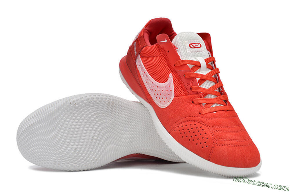 Nike Street Gato IC Indoor & Futsal Soccer Shoes - Red/White 3
