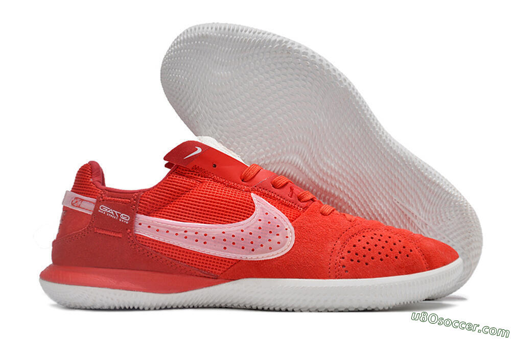 Nike Street Gato IC Indoor & Futsal Soccer Shoes - Red/White 1